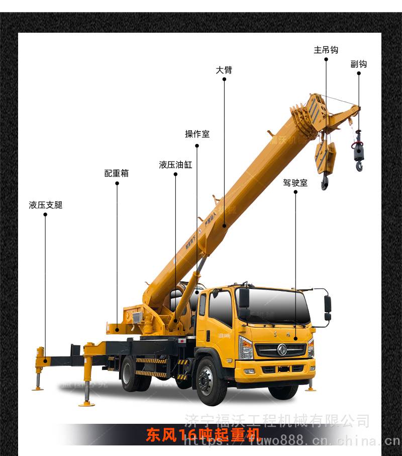 【福沃fw-046 徐工臂汽車吊制造商 16噸20噸吊車多少錢(qián) 18噸汽車起重