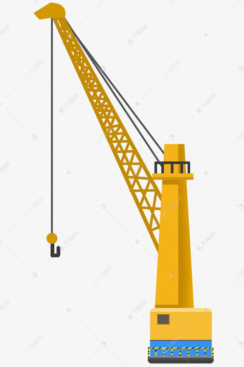 卡通施工起重機(jī)插畫素材圖片免費(fèi)下載 千庫網(wǎng)