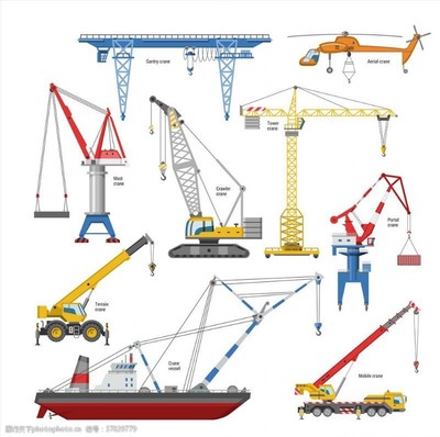 卡通吊車與起重機 童趣與力量的完美融合